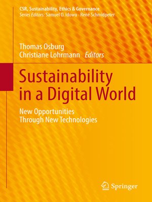 cover image of Sustainability in a Digital World